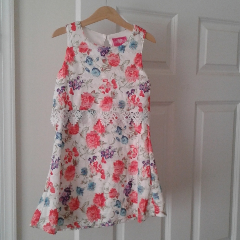 White Floral Dress